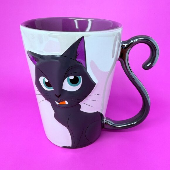 Disney Parks Hocus Pocus Mug Binx Cat Tail Handle Sanderson Sisters Unused Gift - Picture 2 of 5
